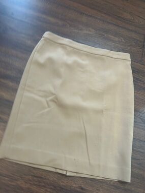J. Crew Tan Pencil Skirt - Sleek Office Staple